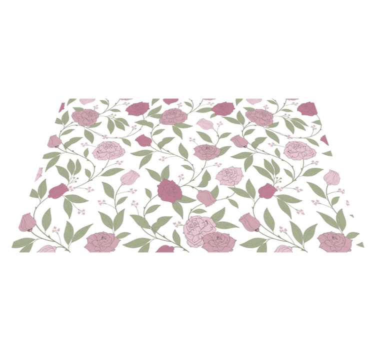 Original placemats floral elegant design - TenStickers