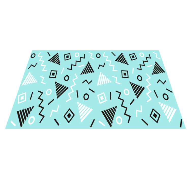 Modern placemats geometric patterns collection - TenStickers
