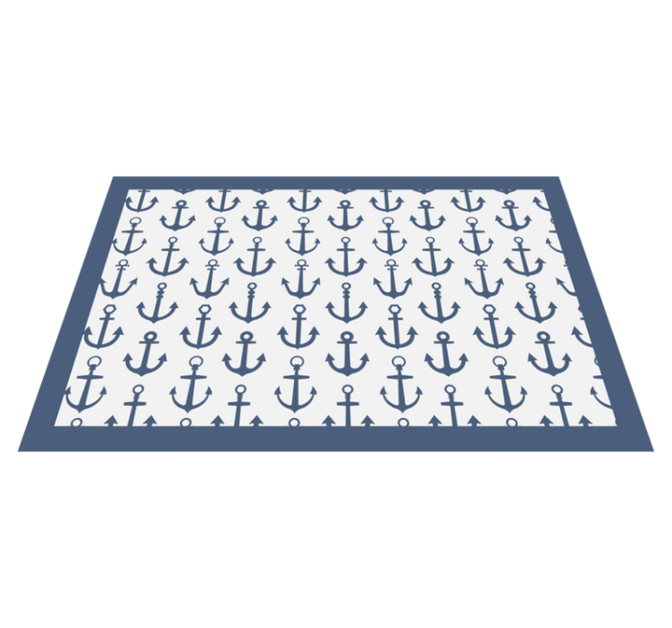 Original placemats with anchor pattern design - TenStickers
