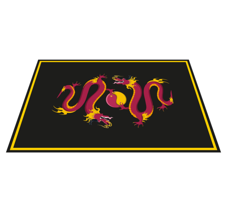 Original placemats with dragon motif design - TenStickers