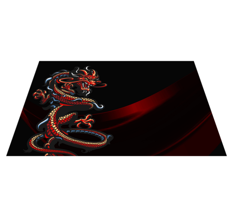 Original placemats dragon motif design - TenStickers