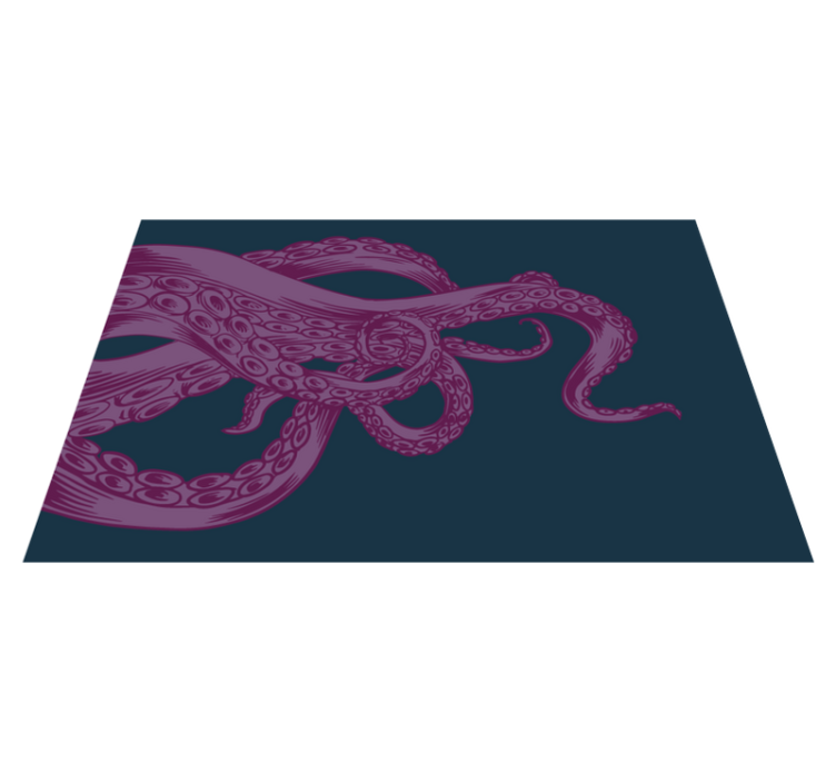 Original placemats octopus tentacle design - TenStickers