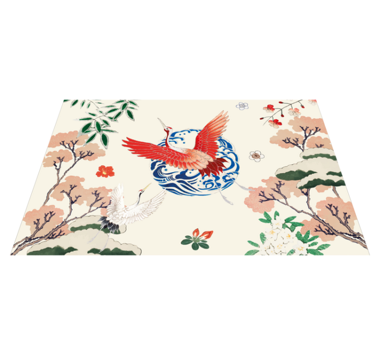 Chinoiserie Vinyl placemats - TenStickers