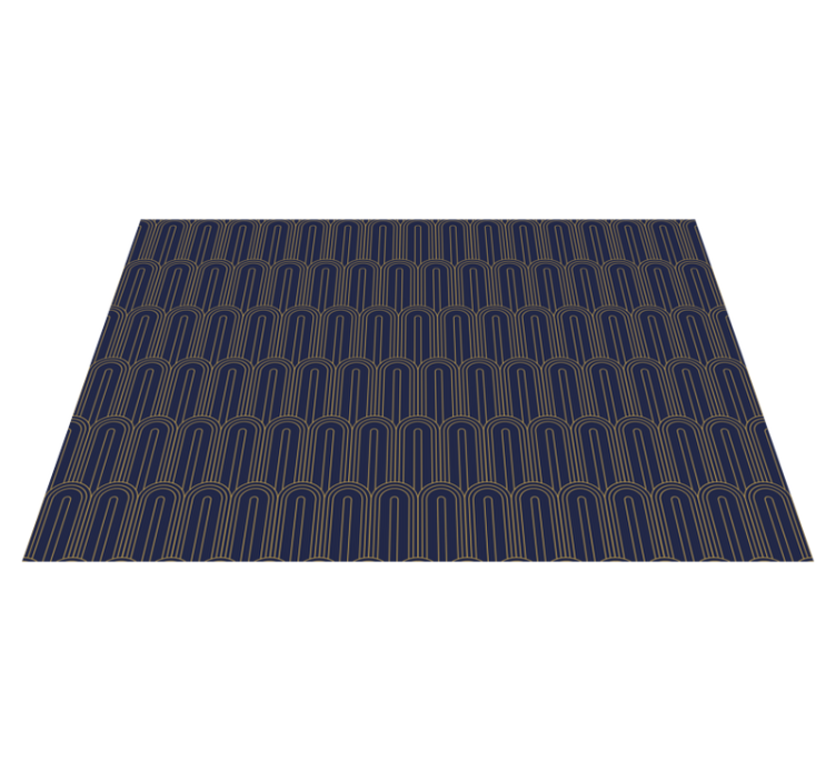 Modern placemats with sophisticated curved design - TenStickers