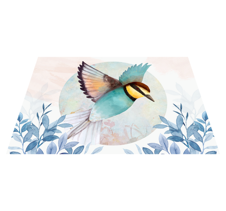 Original placemats with lively bird art - TenStickers