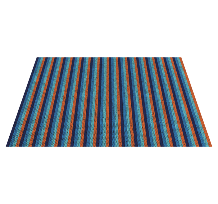 Textured placemats with colorful striped design - TenStickers