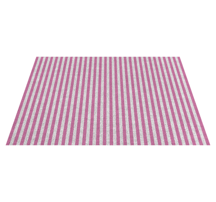 Textured placemats for striped table top - TenStickers