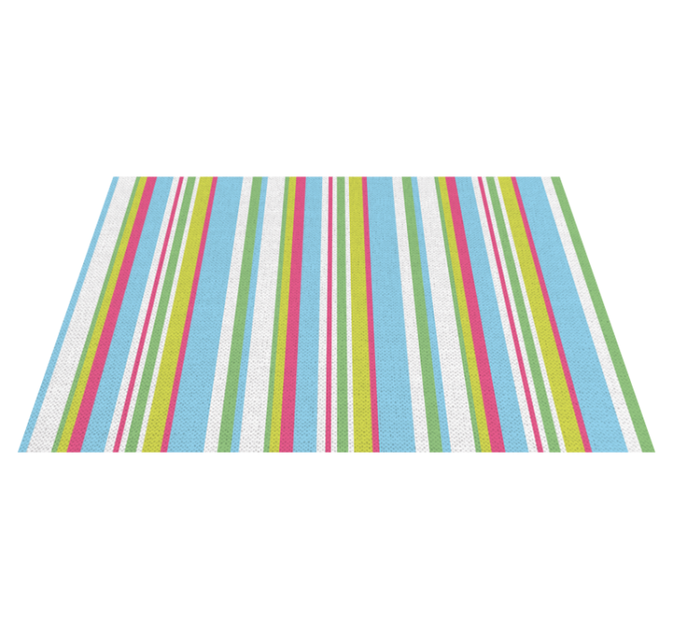 Textured placemats with colorful striped surface - TenStickers