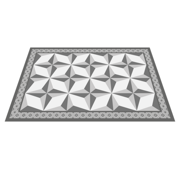 Textured placemats with geometric design - TenStickers