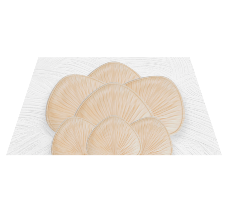 Textured placemats with leaf pattern surface - TenStickers