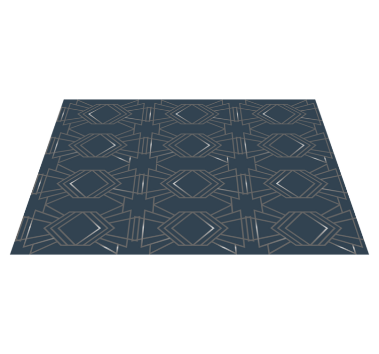 Modern placemats with stylish geometric design - TenStickers