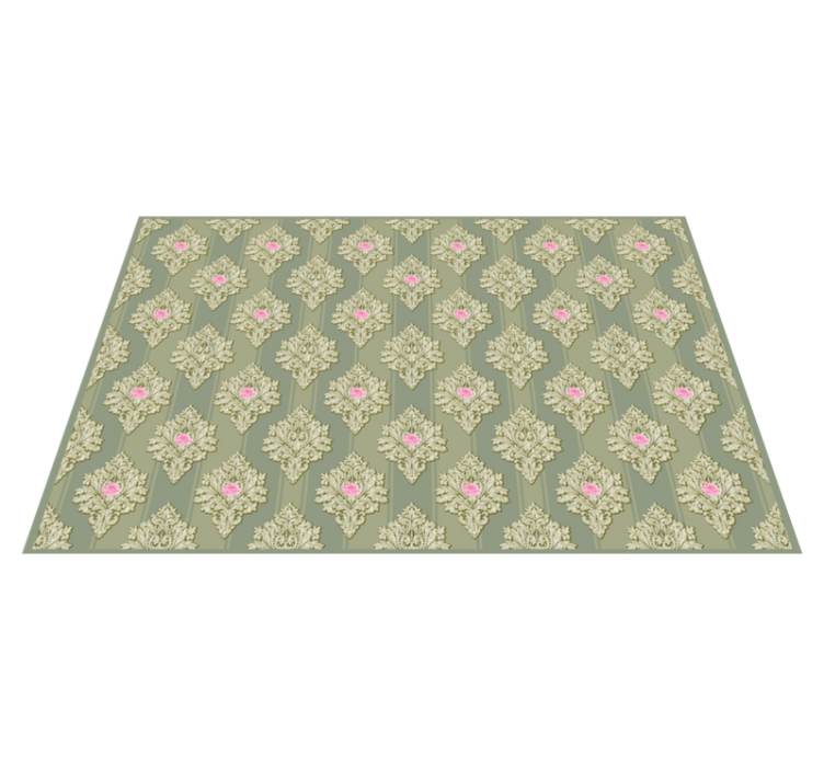 Elegant placemats with floral motif charm - TenStickers