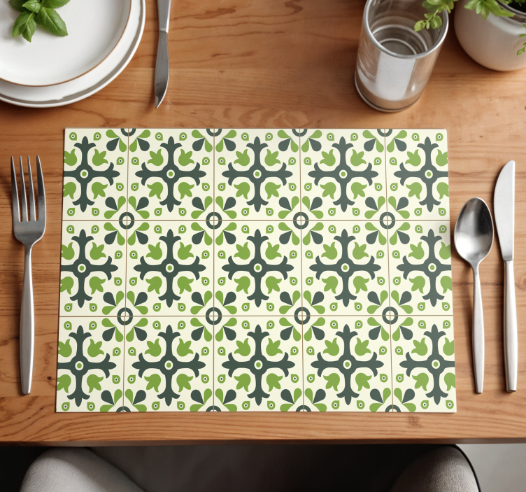 Green Hydraulics original placemats - TenStickers