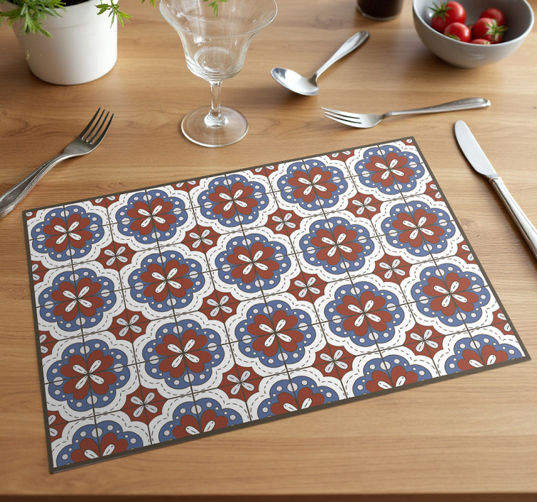 Red Hydraulics original placemats - TenStickers