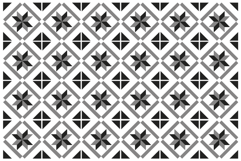 Cement tiles original placemats - TenStickers