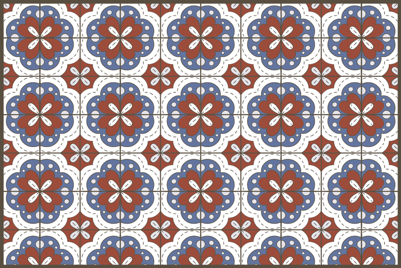 Red Hydraulics original placemats - TenStickers