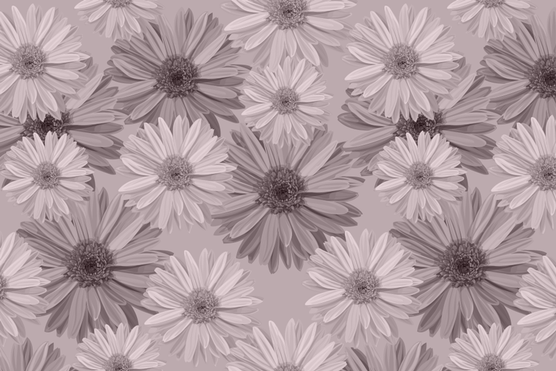 Textured placemats with floral plate design - TenStickers