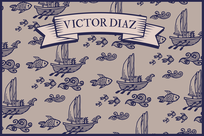 Original placemats sailing theme design - TenStickers