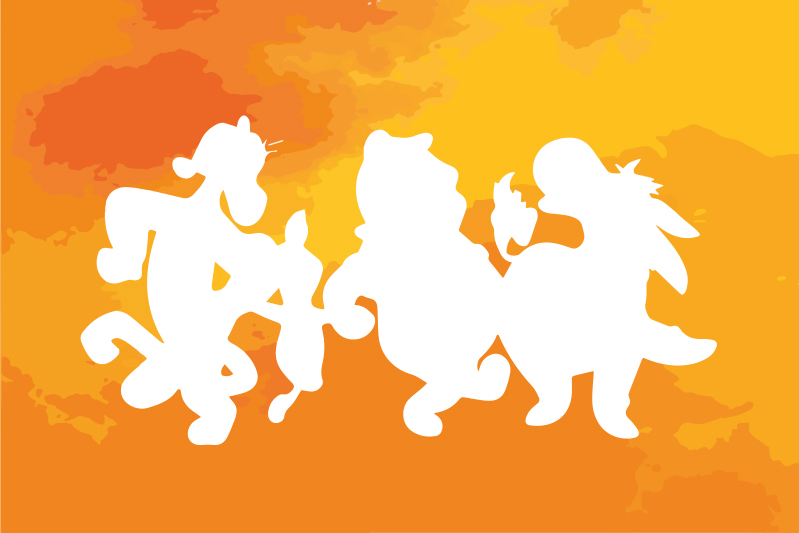 Children placemats with playful character shapes - TenStickers