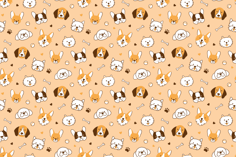 Children placemats with adorable animal faces - TenStickers