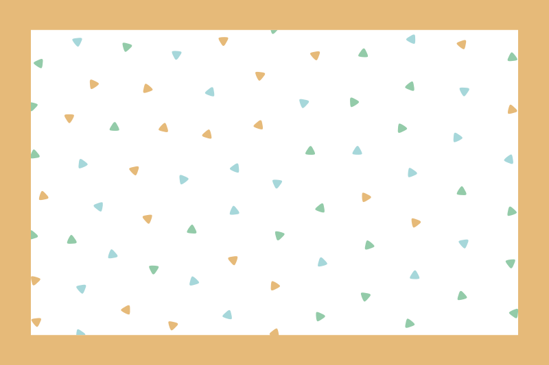 Personalised placemats with stylish triangle design - TenStickers