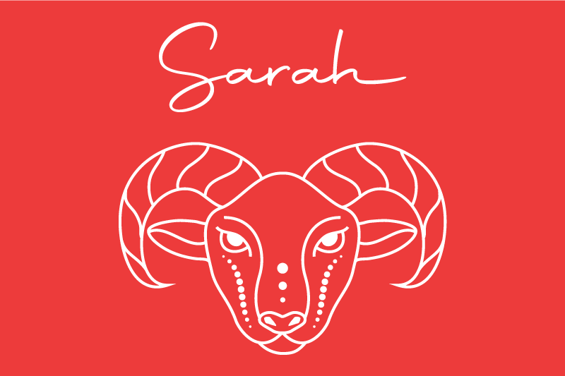 Personalised placemats with stylized ram design - TenStickers