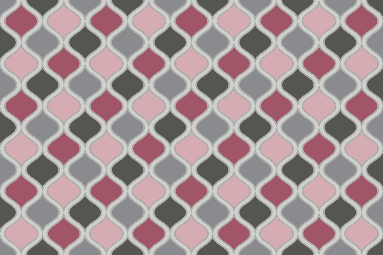 Textured placemats colorful patterned design - TenStickers