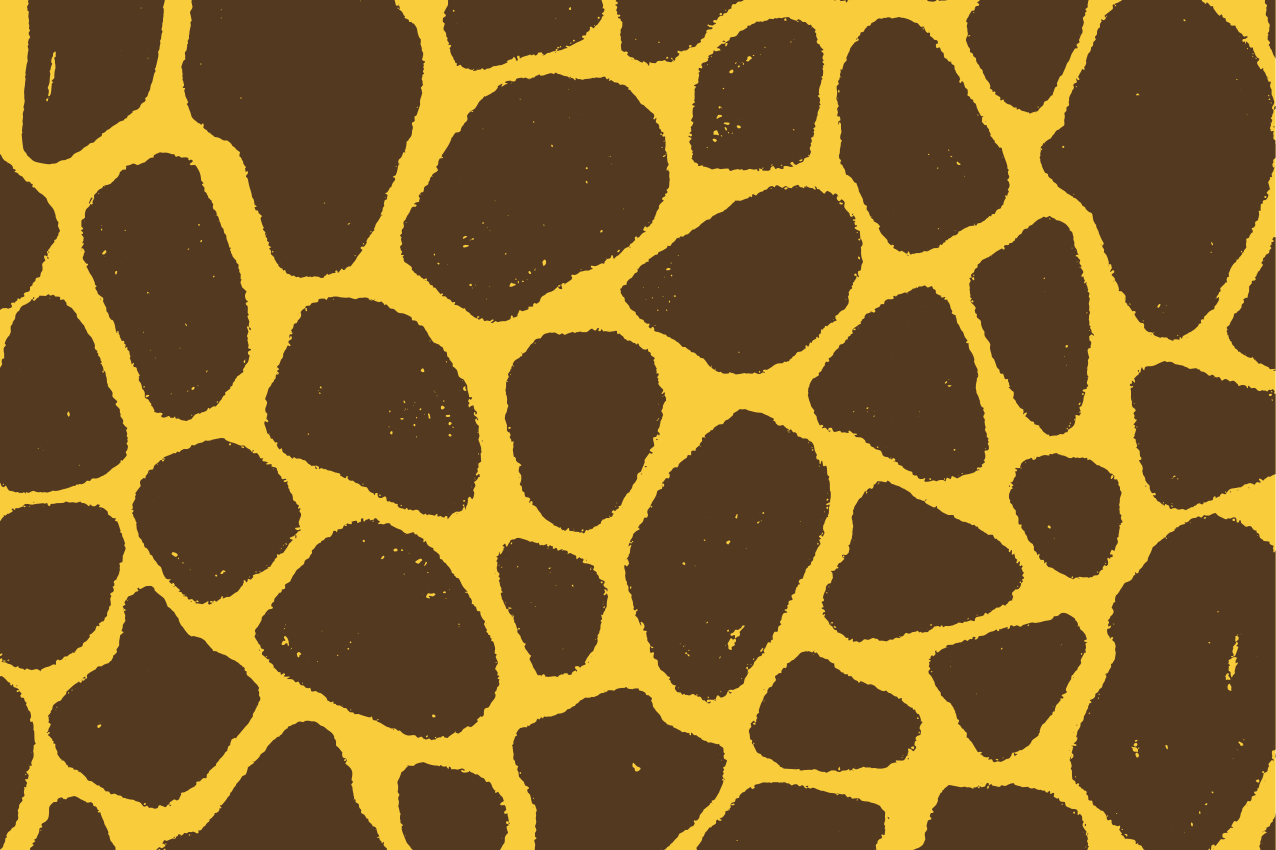 Giraffe Print textured placemats - TenStickers