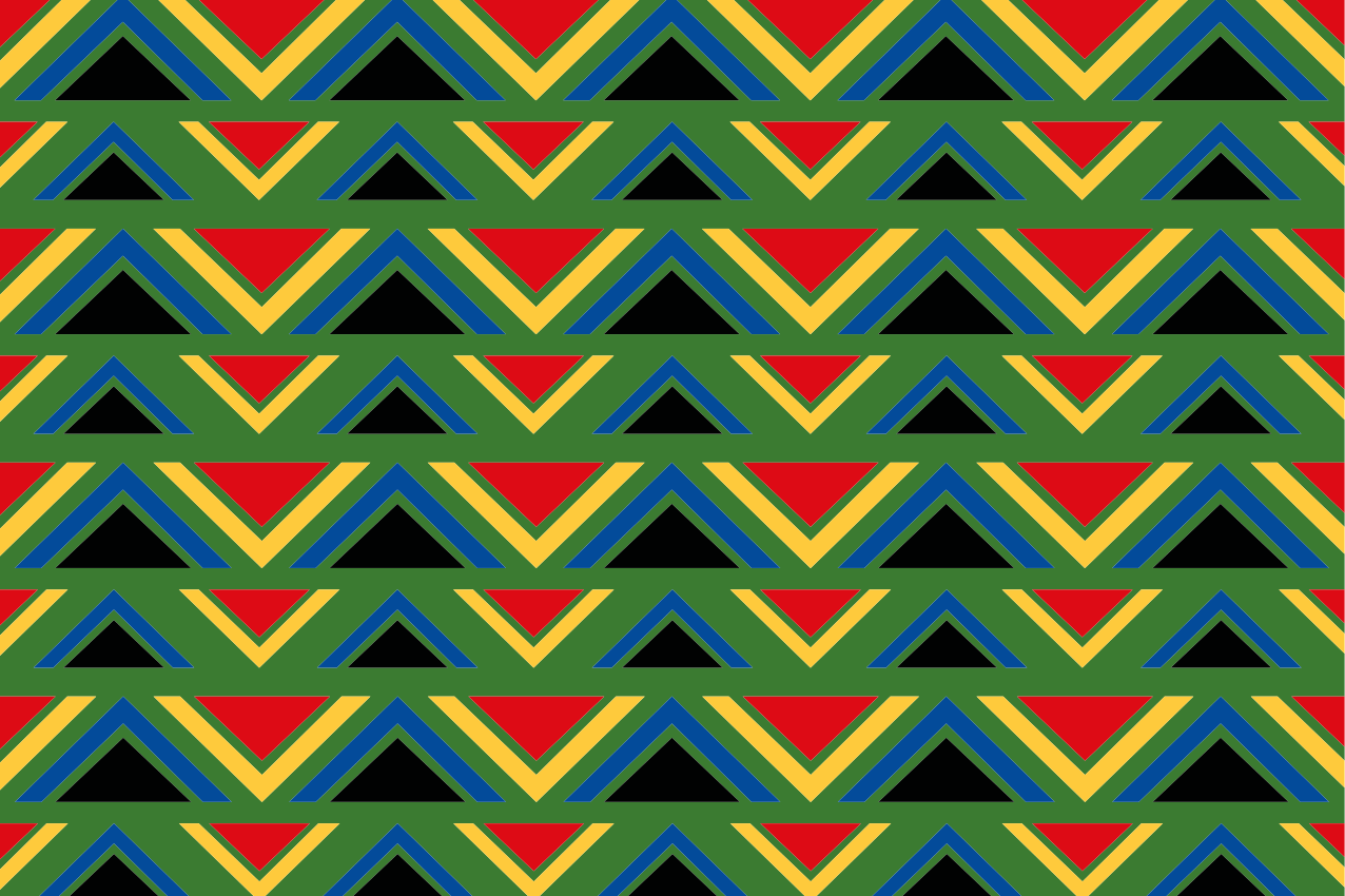 Original placemats in vibrant geometric design - TenStickers