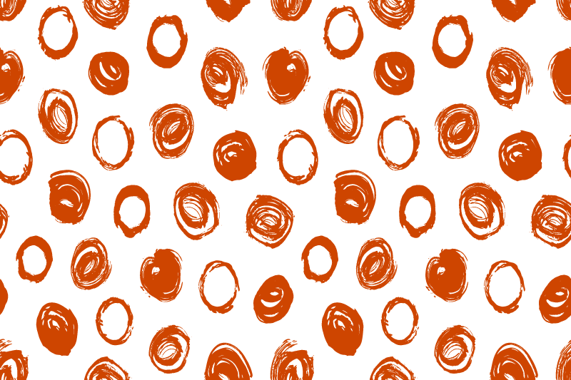 Textured placemats circular brushstroke design - TenStickers