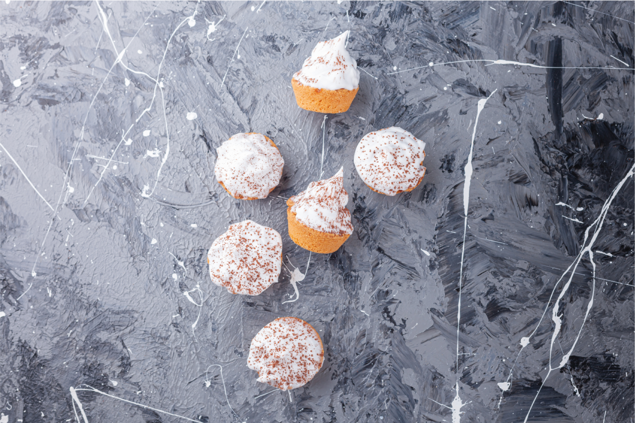 Original placemats delicious mini cupcakes - TenStickers