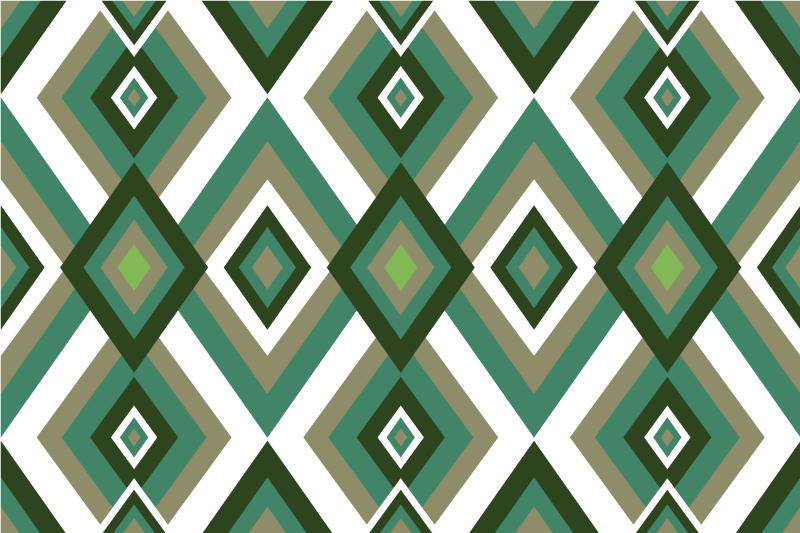 Modern placemats geometric style design - TenStickers