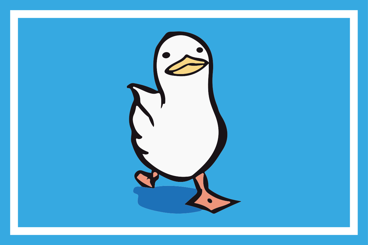 Children placemats cartoon duck design - TenStickers