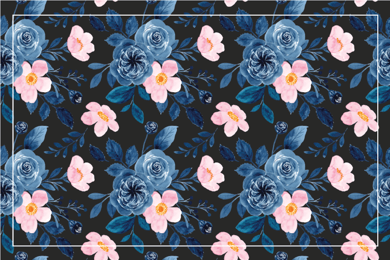 Original placemats with botanical texture surface - TenStickers