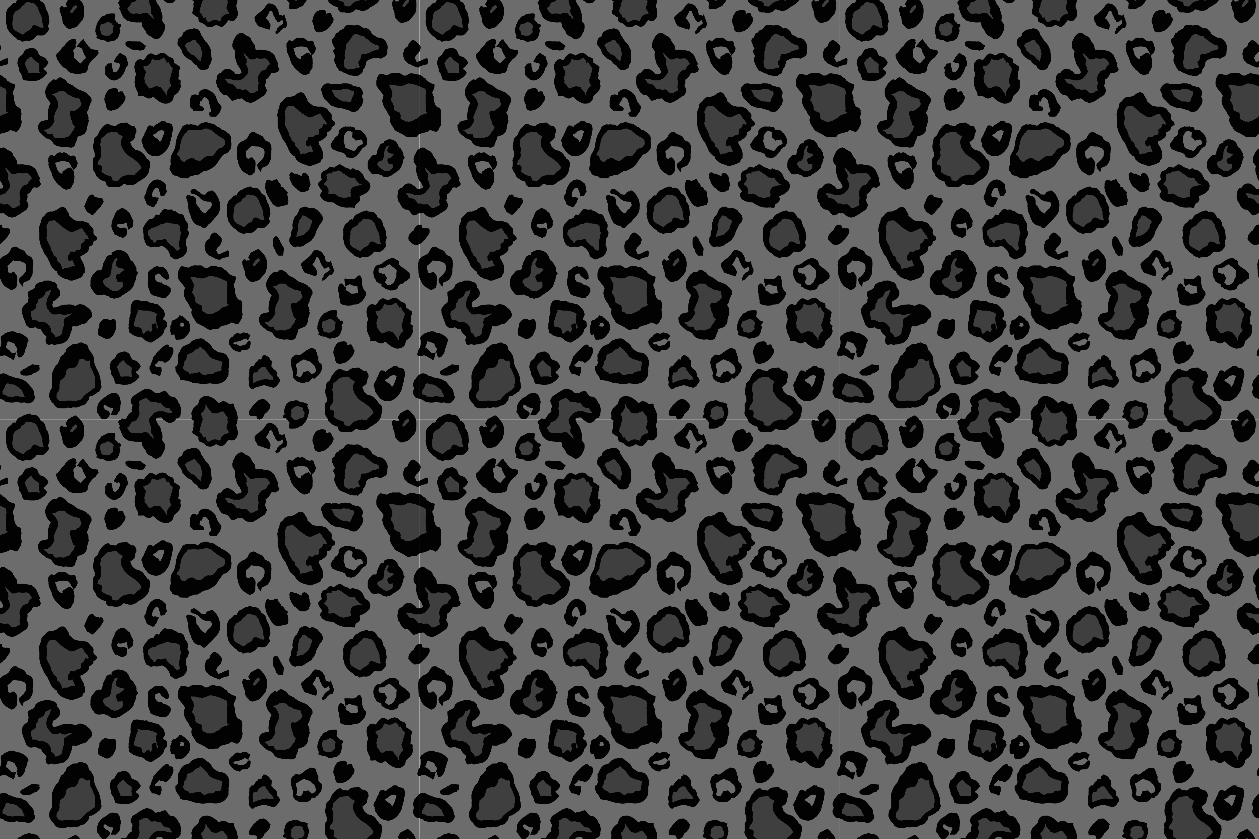 Textured placemats leopard spot design - TenStickers