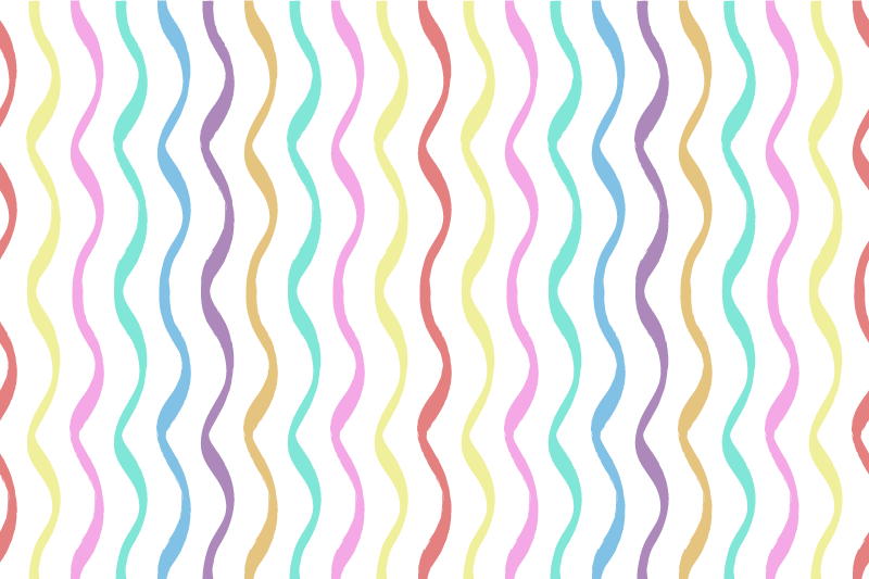 Textured placemats with wavy pattern design - TenStickers
