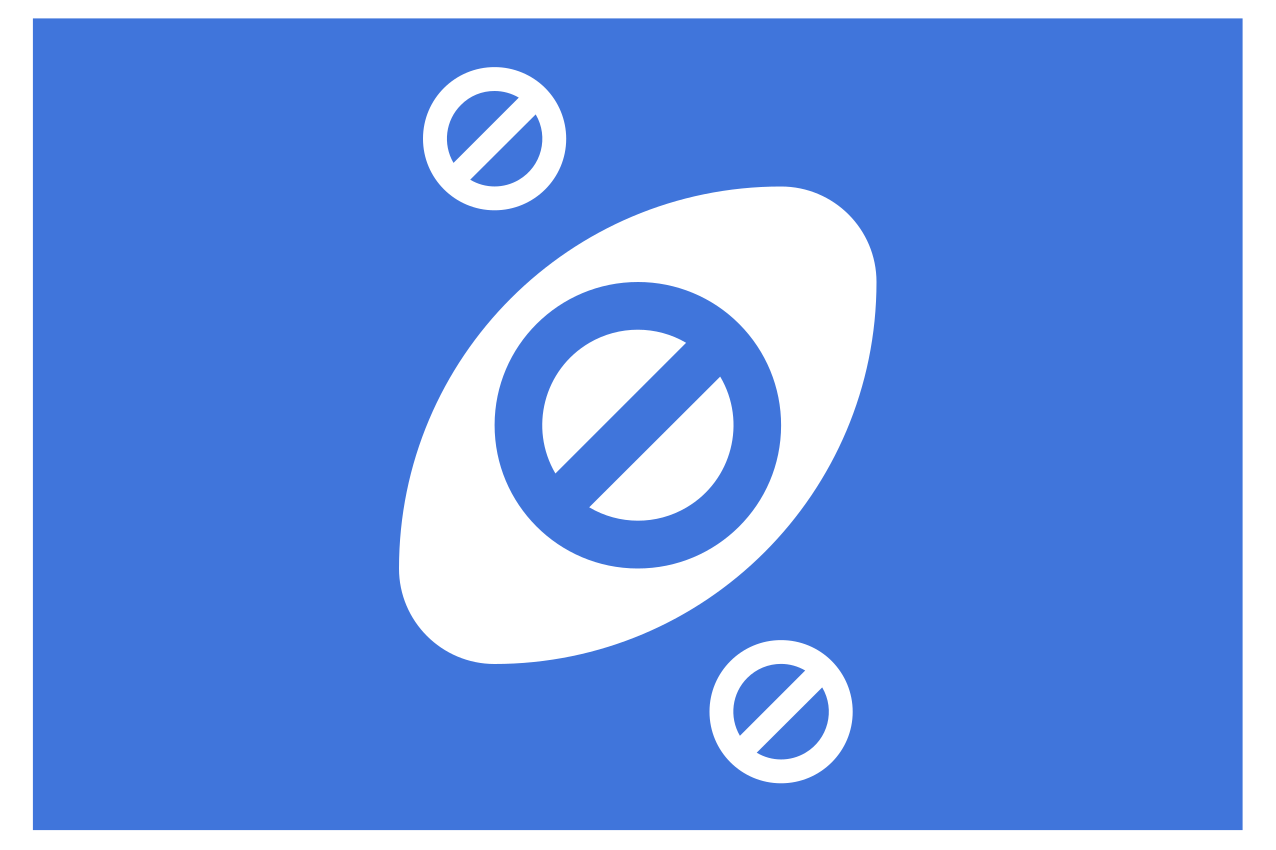 Modern placemats minimalist blue design - TenStickers