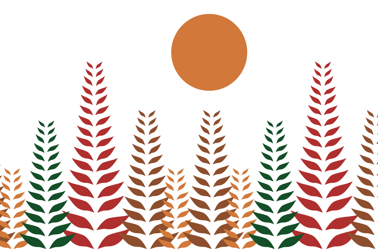 Modern placemats with chic leaf design - TenStickers