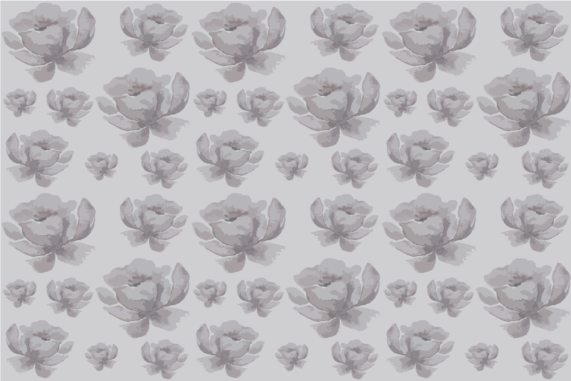 Textured placemats with floral design surface - TenStickers