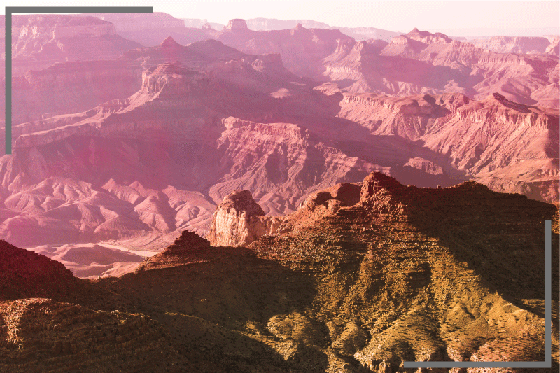 Modern placemats mountain landscape design - TenStickers