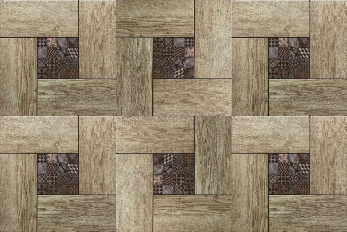 Textured placemats with wooden grain design - TenStickers