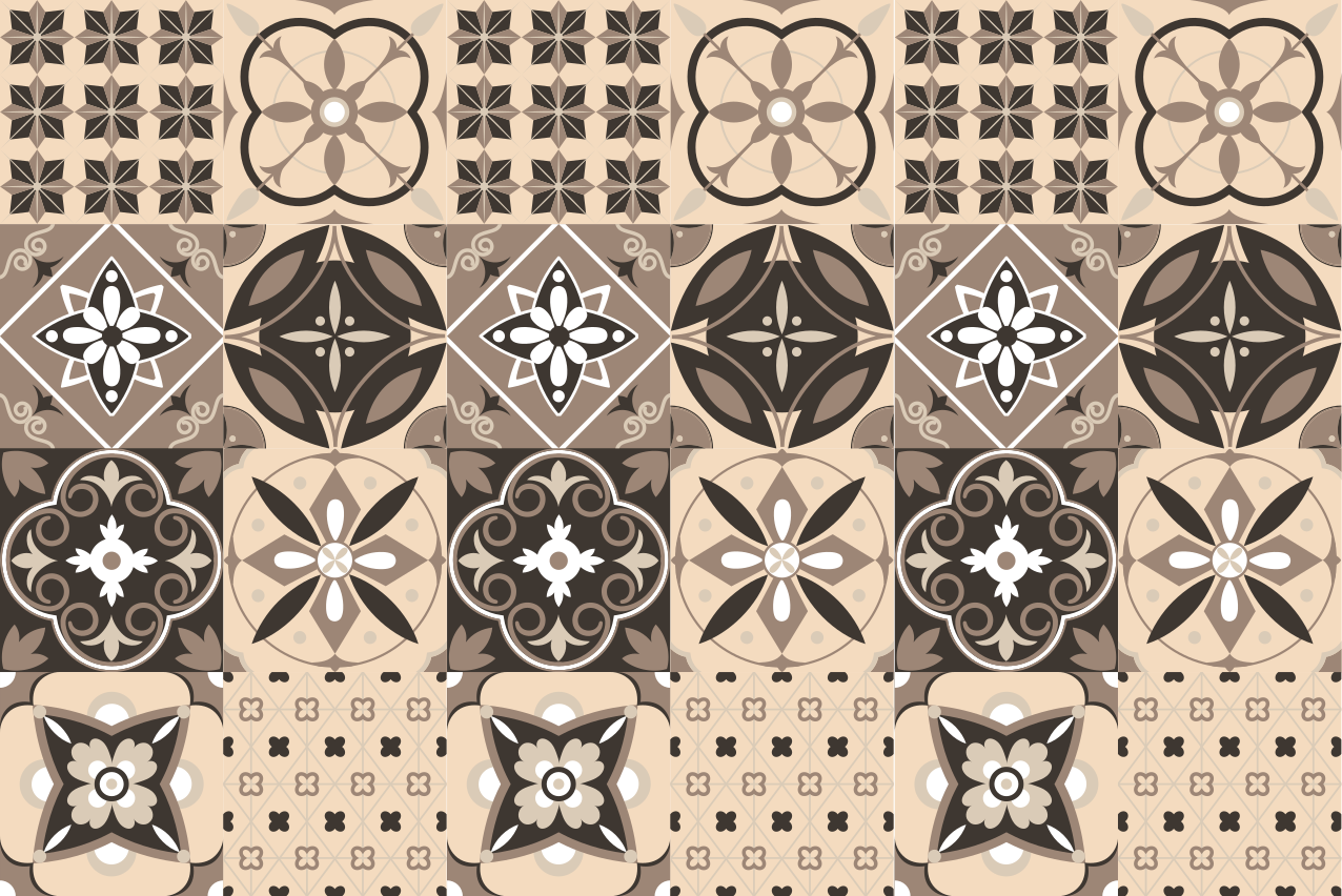 Textured placemats with stylish patterned design - TenStickers