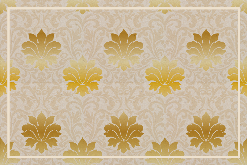 Textured placemats with elegant floral background - TenStickers