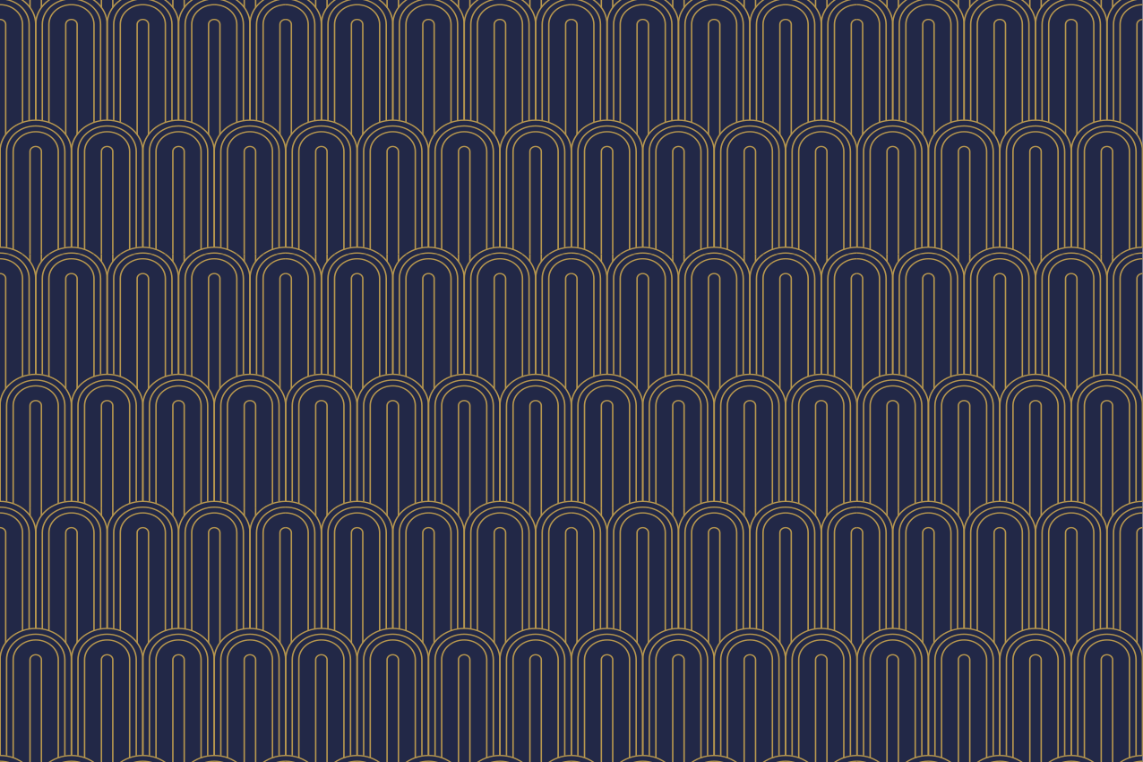 Modern placemats with sophisticated curved design - TenStickers