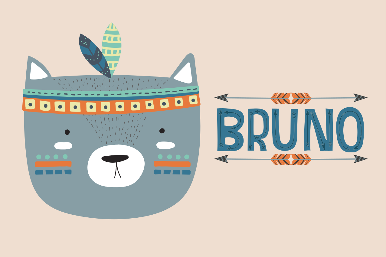 Children placemats with adorable animal art - TenStickers