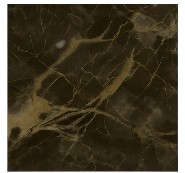 Golden marble veins living room wall mural - TenStickers
