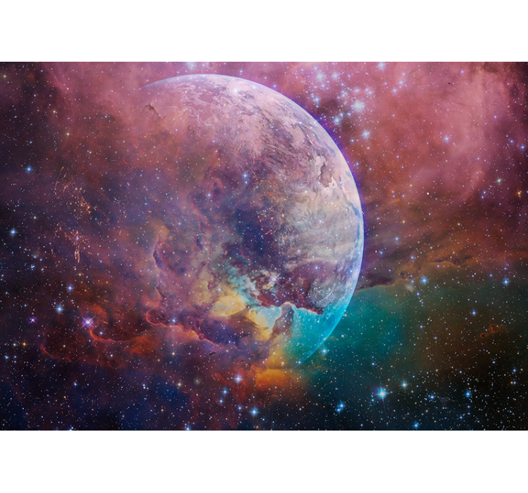 Celestial Nebula Scene space wall mural - TenStickers