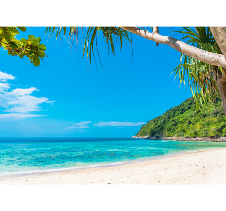 Sights to caribbean sea under the sea mural - TenStickers