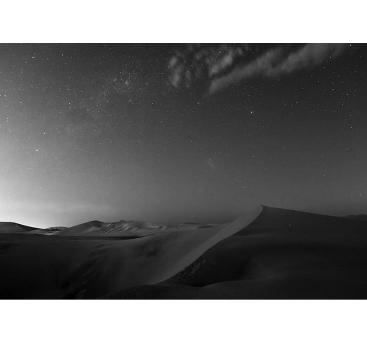 Atacama desert with stars Desert Wall Mural - TenStickers
