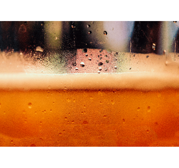 Beer Liquid wall mural kitchen - TenStickers